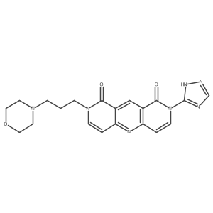 2-(3-morpholinopropyl)-8-(1H-1,2,4-triazol-5-yl)pyrido[4,3-b][1,6]naphthyridine-1,9(2H,8H)-dione Structure