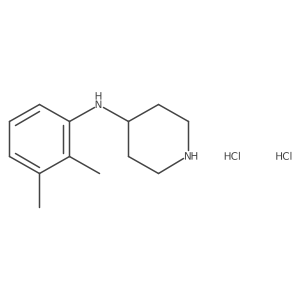 (2,3-Dimethyl-phenyl)-piperidin-4-yl-amine dihydrochloride Structure