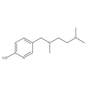 5-({[2-(Dimethylamino)ethyl](methyl)amino}methyl)pyridin-2-amine结构式
