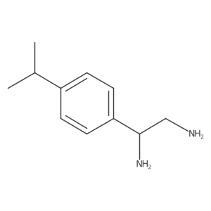 (1R)-1-[4-(Methylethyl)phenyl]ethane-1,2-diamine Structure