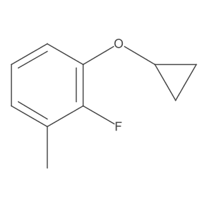 1-Cyclopropoxy-2-fluoro-3-methylbenzene Structure