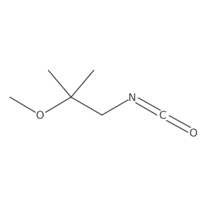1-Isocyanato-2-methoxy-2-methylpropane结构式