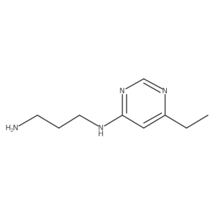 N1-(6-ethylpyrimidin-4-yl)propane-1,3-diamine Structure