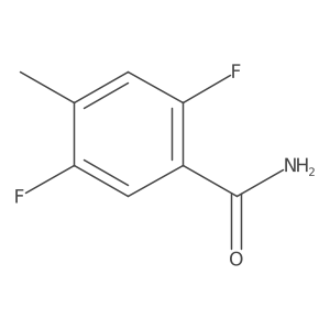 2,5-Difluoro-4-methylbenzamide结构式