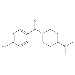 (6-Aminopyridin-3-yl)-[4-(dimethylamino)piperidin-1-yl]methanone Structure