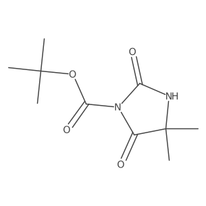Tert-butyl 4,4-dimethyl-2,5-dioxoimidazolidine-1-carboxylate Structure