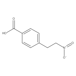 1-(4-Carboxyphenyl)-2-nitroethane结构式