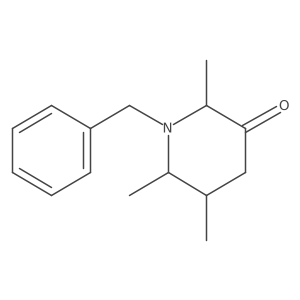 1-Benzyl-2,5,6-trimethylpiperidin-3-one结构式