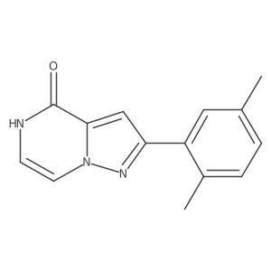 2-(2,5-dimethylphenyl)pyrazolo[1,5-a]pyrazin-4(5H)-one结构式