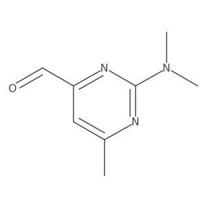 2-(Dimethylamino)-6-methylpyrimidine-4-carbaldehyde结构式