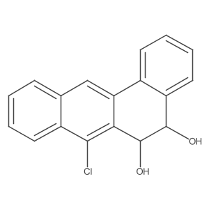 7-Chlorobenz(a)anthracene 5,6-dihydrodiol Structure