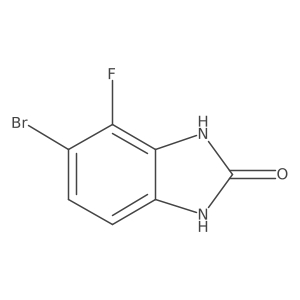 5-bromo-4-fluoro-1,3-dihydro-2H-benzo[d]imidazol-2-one Structure