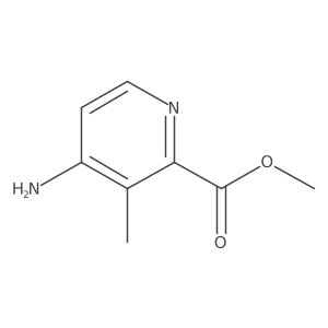 Methyl 4-amino-3-methylpyridine-2-carboxylate Structure