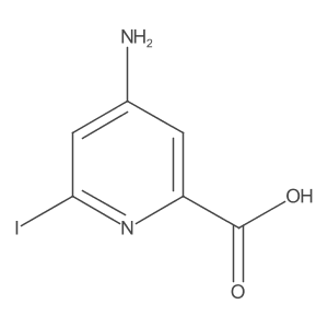 4-Amino-6-iodopyridine-2-carboxylic acid Structure