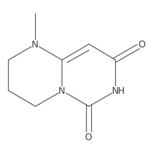 1-Methyl-3,4-dihydro-1H-pyrimido[1,6-A]pyrimidine-6,8(2H,7H)-dione Structure
