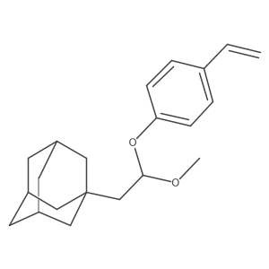 1-(2-Methoxy-2-(4-vinylphenoxy)ethyl)adamantane结构式