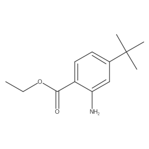 Ethyl 2-amino-4-tert-butylbenzoate结构式