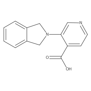 3-(1,3-Dihydroisoindol-2-yl)pyridine-4-carboxylic acid Structure