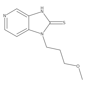 1-(3-methoxypropyl)-1H-imidazo[4,5-c]pyridine-2-thiol Structure