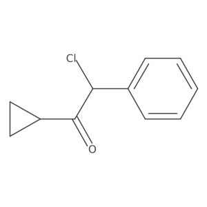 2-Chloro-1-cyclopropyl-2-phenylethan-1-one Structure