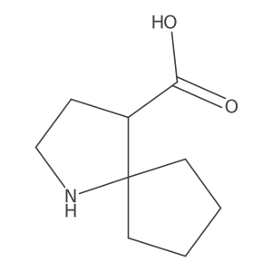 1-Azaspiro[4.4]nonane-4-carboxylic acid结构式