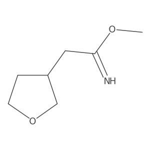 Methyl2-(tetrahydrofuran-3-yl)acetimidate Structure