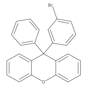 9-(3-Bromophenyl)-9-phenyl-9H-xanthene Structure