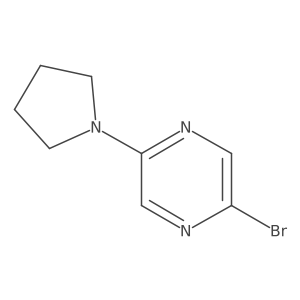 2-Bromo-5-(pyrrolidino-d8)-pyrazine Structure