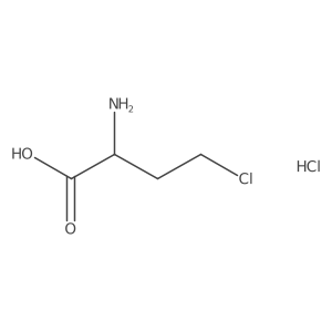 4-Chloro-2-aminobutanoic acid hydrochloride Structure