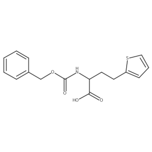 2-{[(Benzyloxy)carbonyl]amino}-4-(thiophen-2-yl)butanoic acid Structure