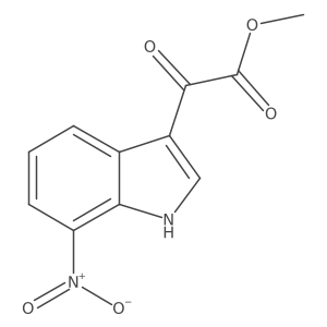 Methyl 2-(7-Nitro-3-indolyl)-2-oxoacetate Structure