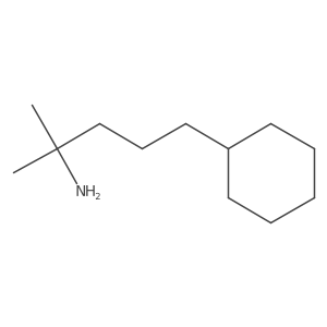 5-Cyclohexyl-2-methylpentan-2-amine结构式