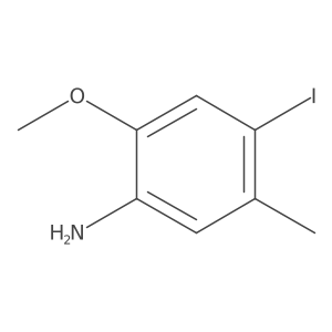 4-Iodo-2-methoxy-5-methylaniline Structure