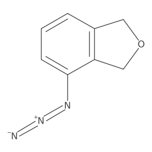 1,3-Dihydroisobenzofuran-4-yl azide结构式