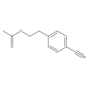 4-[2-(Acetyloxy)ethyl]benzonitrile结构式