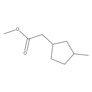Methyl 2-(3-methylcyclopentyl)acetate Structure