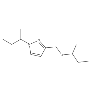 3-(sec-butoxymethyl)-1-sec-butyl-1H-pyrazole结构式