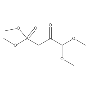 Dimethyl (3,3-dimethoxy-2-oxopropyl)phosphonate Structure