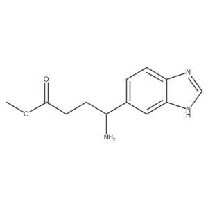 methyl 4-amino-4-(1H-1,3-benzodiazol-5-yl)butanoate Structure