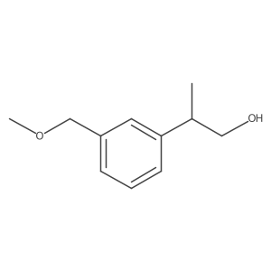 2-[3-(Methoxymethyl)phenyl]propan-1-ol Structure