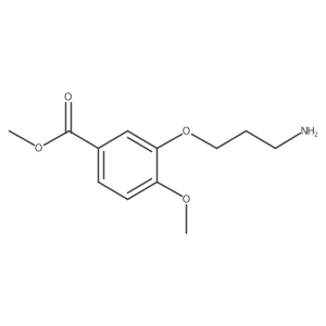 Methyl 3-(3-aminopropoxy)-4-methoxybenzoate Structure
