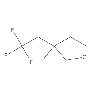 3-(Chloromethyl)-1,1,1-trifluoro-3-methylpentane Structure