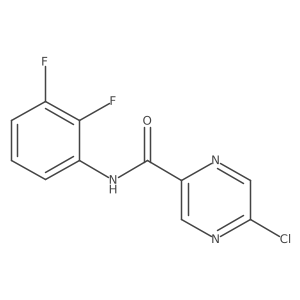 5-chloro-N-(2,3-difluorophenyl)pyrazine-2-carboxamide Structure