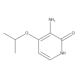 3-Amino-4-(propan-2-yloxy)pyridin-2-ol结构式
