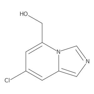 7-Chloroimidazo[1,5-a]pyridine-5-methanol结构式