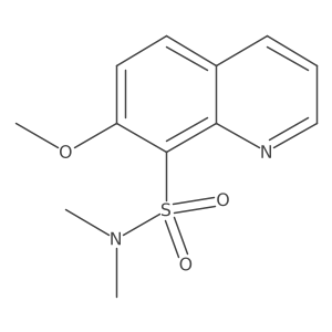 7-Methoxy-N,N-dimethylquinoline-8-sulfonamide Structure