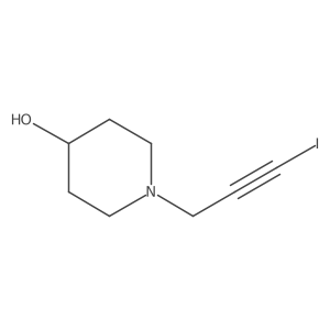 1-(3-iodo-2-propyn-1-yl)-4-Piperidinol结构式