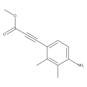 Methyl 3-(4-amino-2,3-dimethylphenyl)prop-2-ynoate结构式