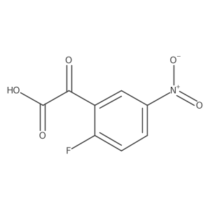 2-(2-Fluoro-5-nitrophenyl)-2-oxoacetic acid Structure