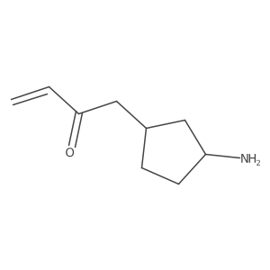 rac-1-[(1R,3S)-3-aminocyclopentyl]but-3-en-2-one Structure